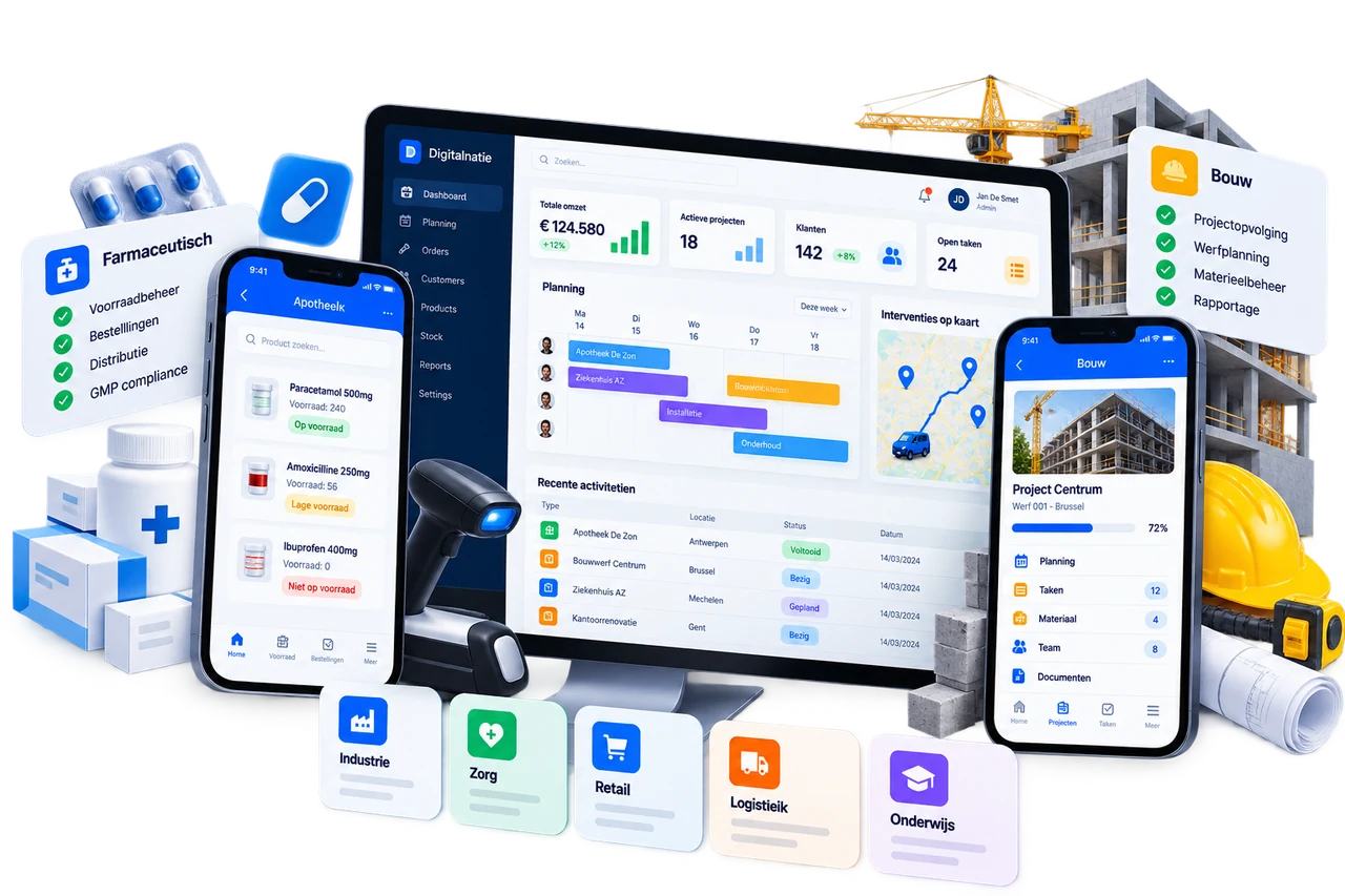 Logiciel sur mesure et applications mobiles pour différents secteurs
