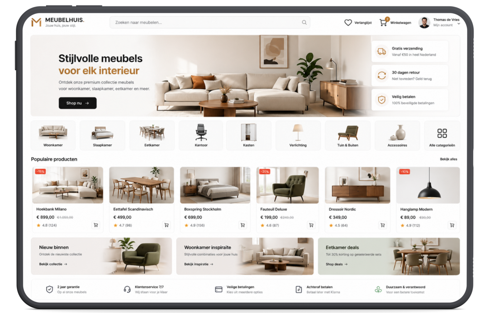 Website laten maken met webshop en automatisatie systeem